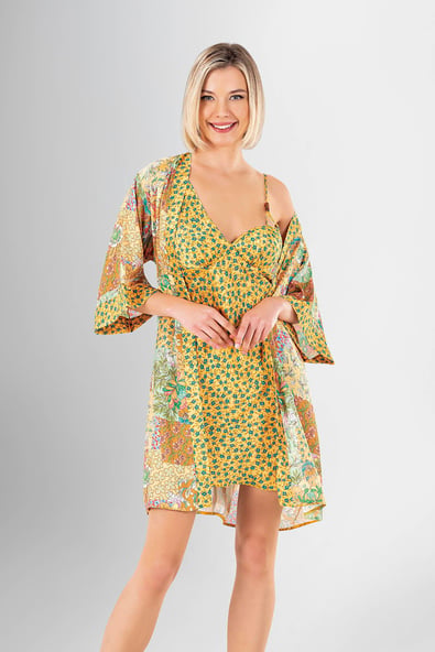 Şortlu Pijama Takım - Baskılı